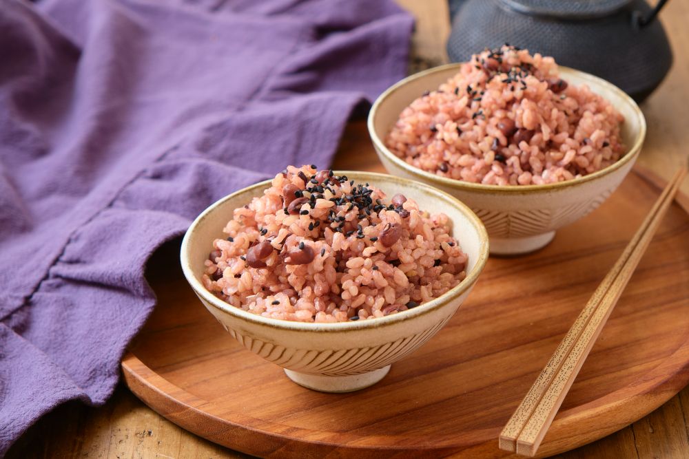 小豆入り発芽玄米ご飯