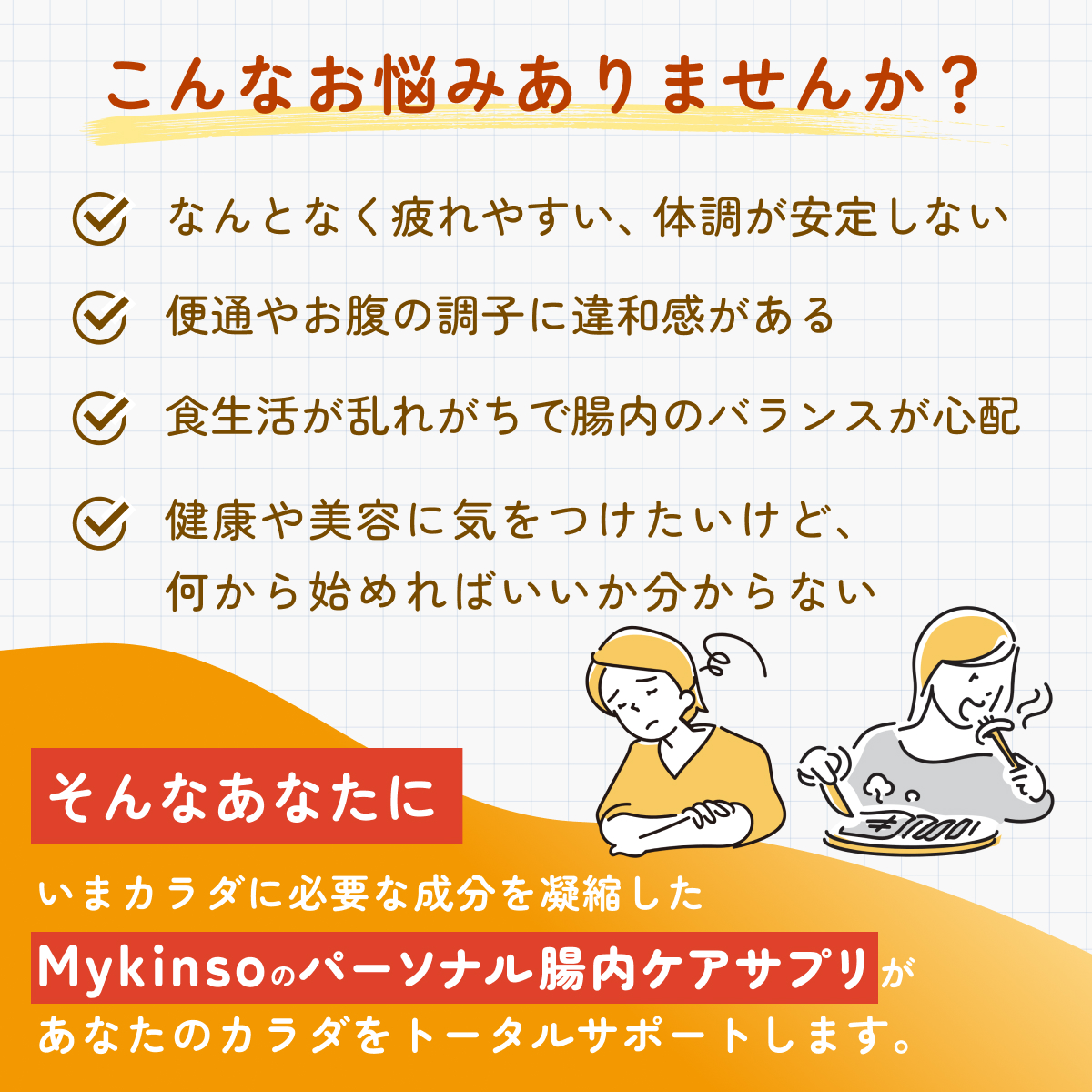 マイキンソー サプリ ビフィズス菌 30日分60粒【毎月定期便】