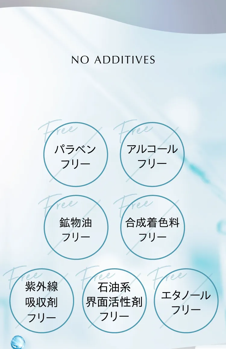 7つの無添加処方