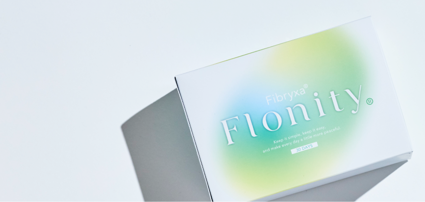 やさしい腸活サプリFlonity(フロニティ)のパッケージデザイン