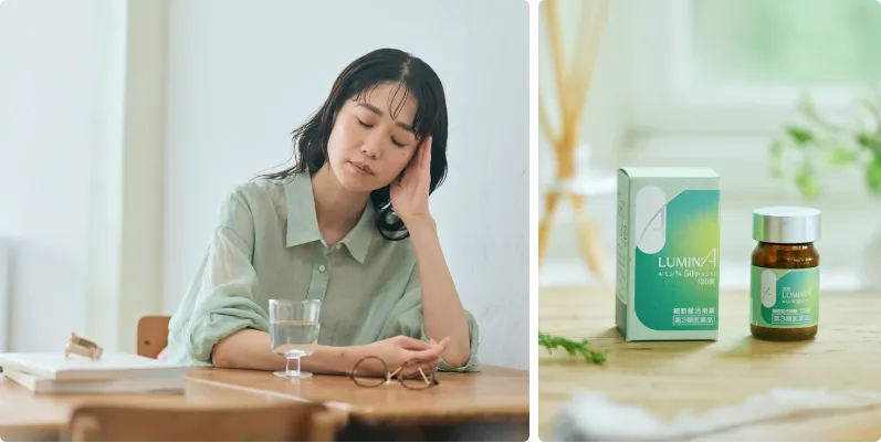 頭痛などの健康トラブルにお悩みのあなたに ルミンAの錠剤