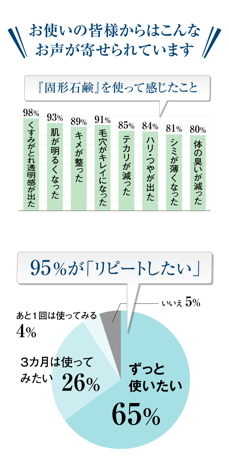今日が透きとおる固形石鹸 詳細はこちら