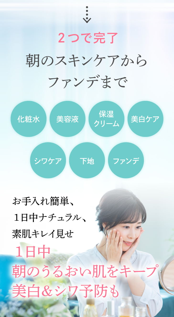 大人の美白シワUVケアセット
 詳細はこちら