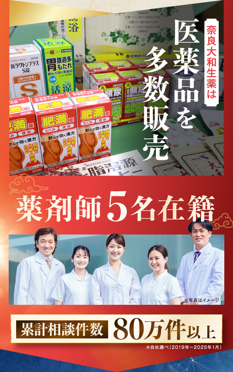 奈良大和生薬は医薬品を多数販売