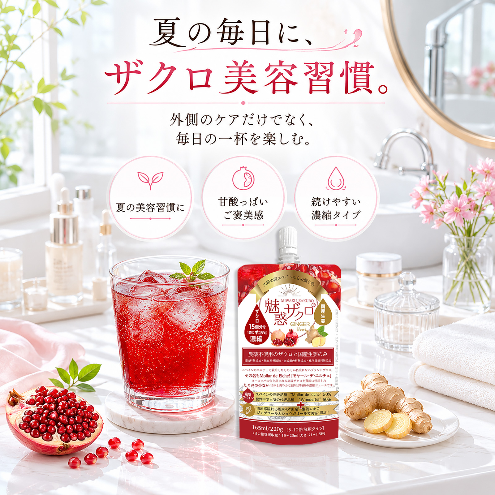 魅惑ザクロ ジンジャーブースト 個数: 1袋