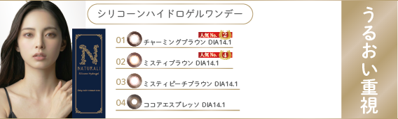 シリコーンハイドロゲルワンデー