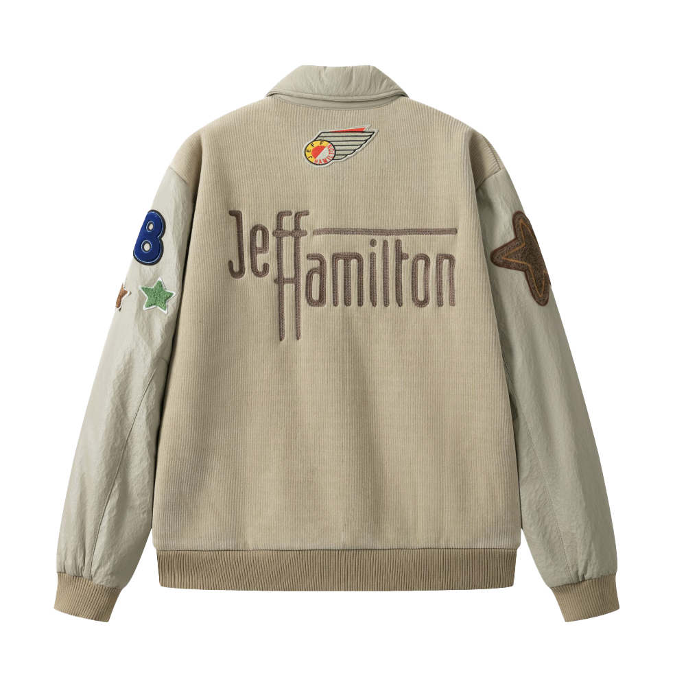 JEFF HAMILTON ブルゾンジャケット ベージュ サイズ: M