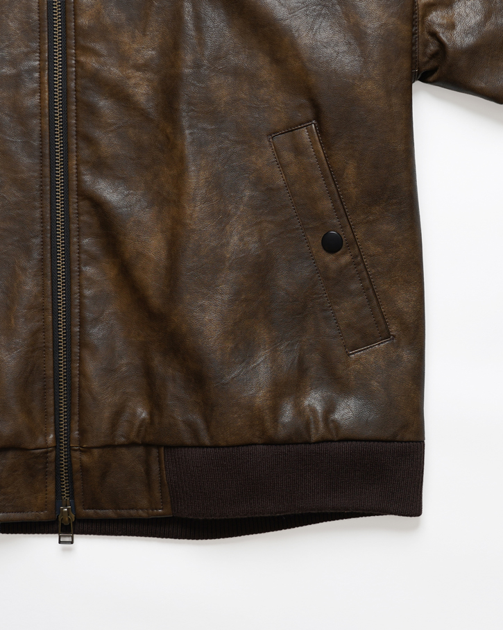 Place D' UJI レザーブルゾン サイズ: M