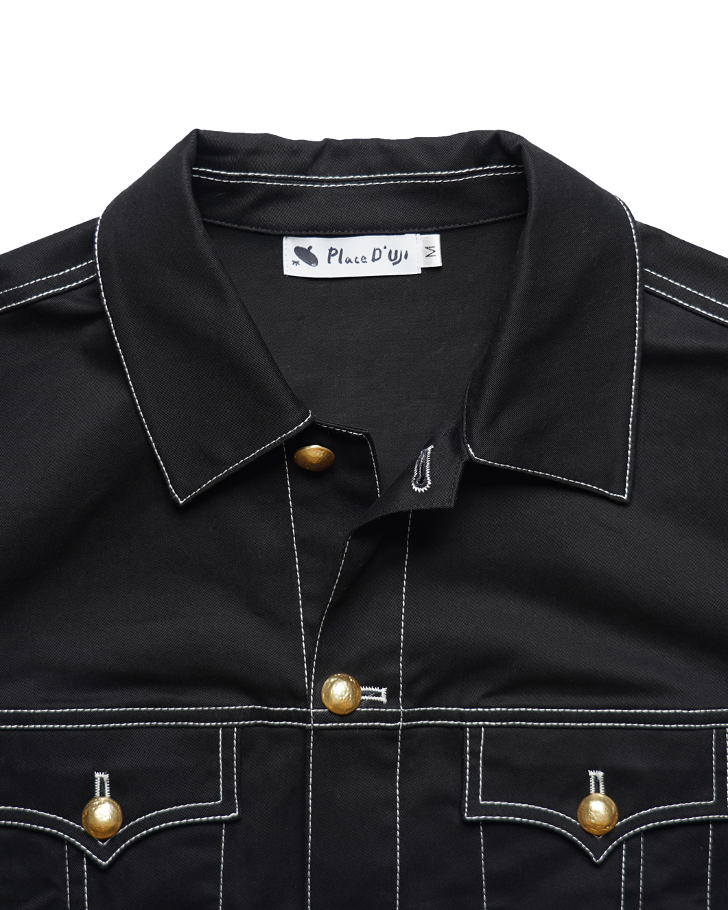 Place D' UJI ジャケット ブラック サイズ: M
