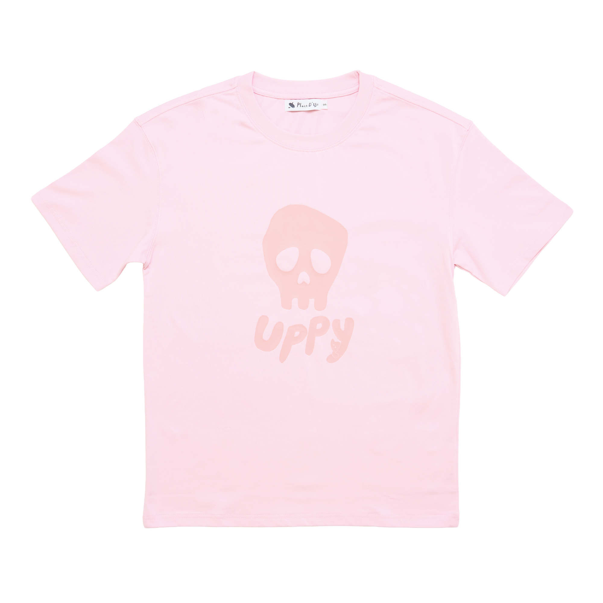 Place D' UJI UPPYカラーTシャツ ライトピンク サイズ: S