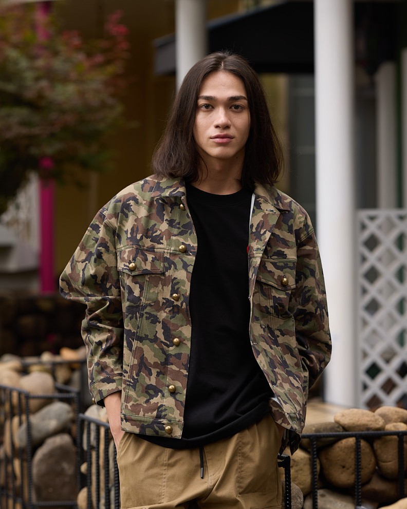 Place D' UJI ジャケット カモフラージュ   サイズ: M