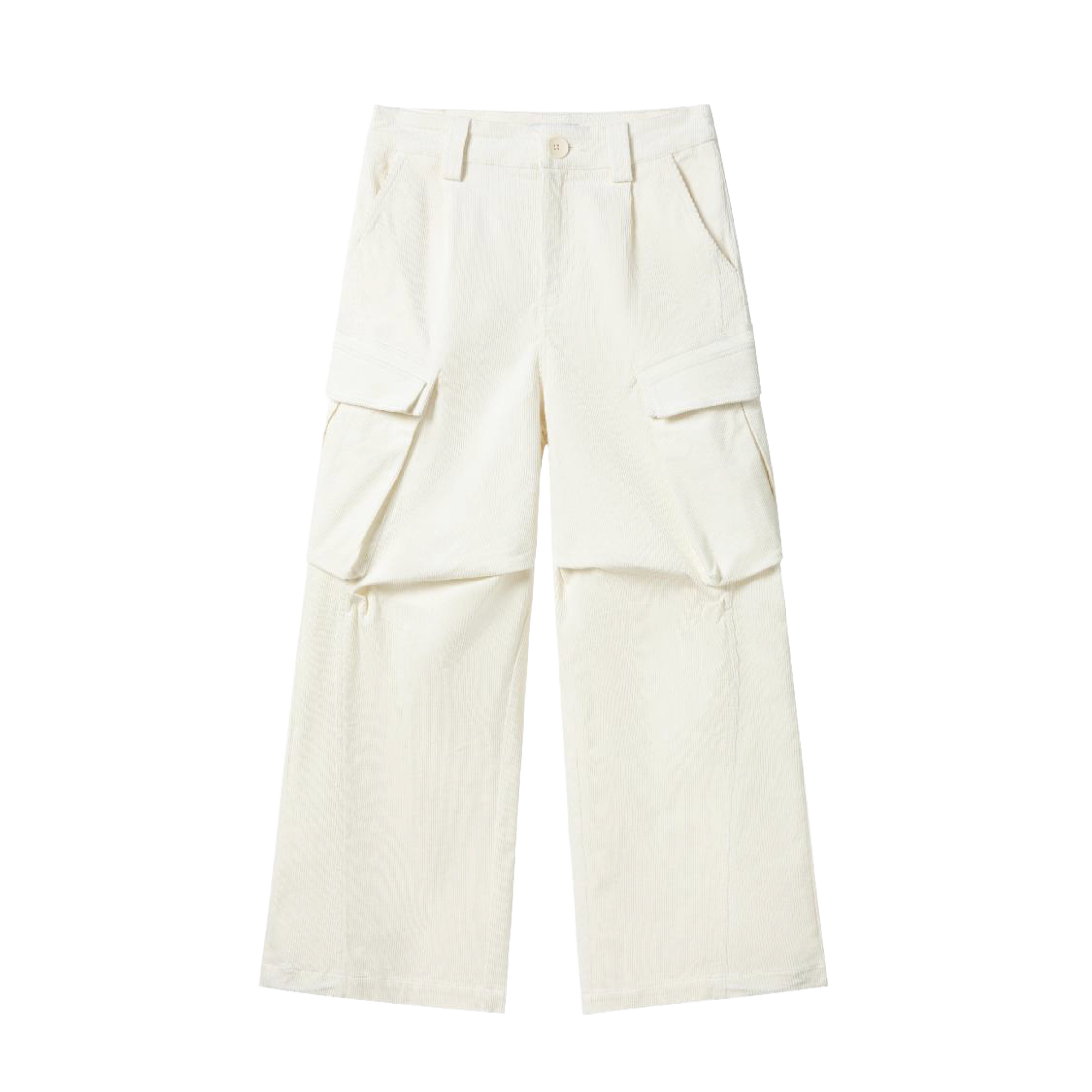 Place D' UJI コーデュロイパンツ ホワイト サイズ: M