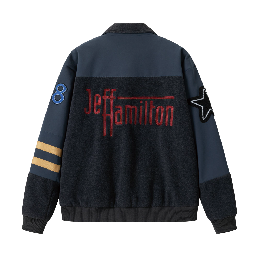 JEFF HAMILTON ブルゾンジャケット チャコール サイズ: M