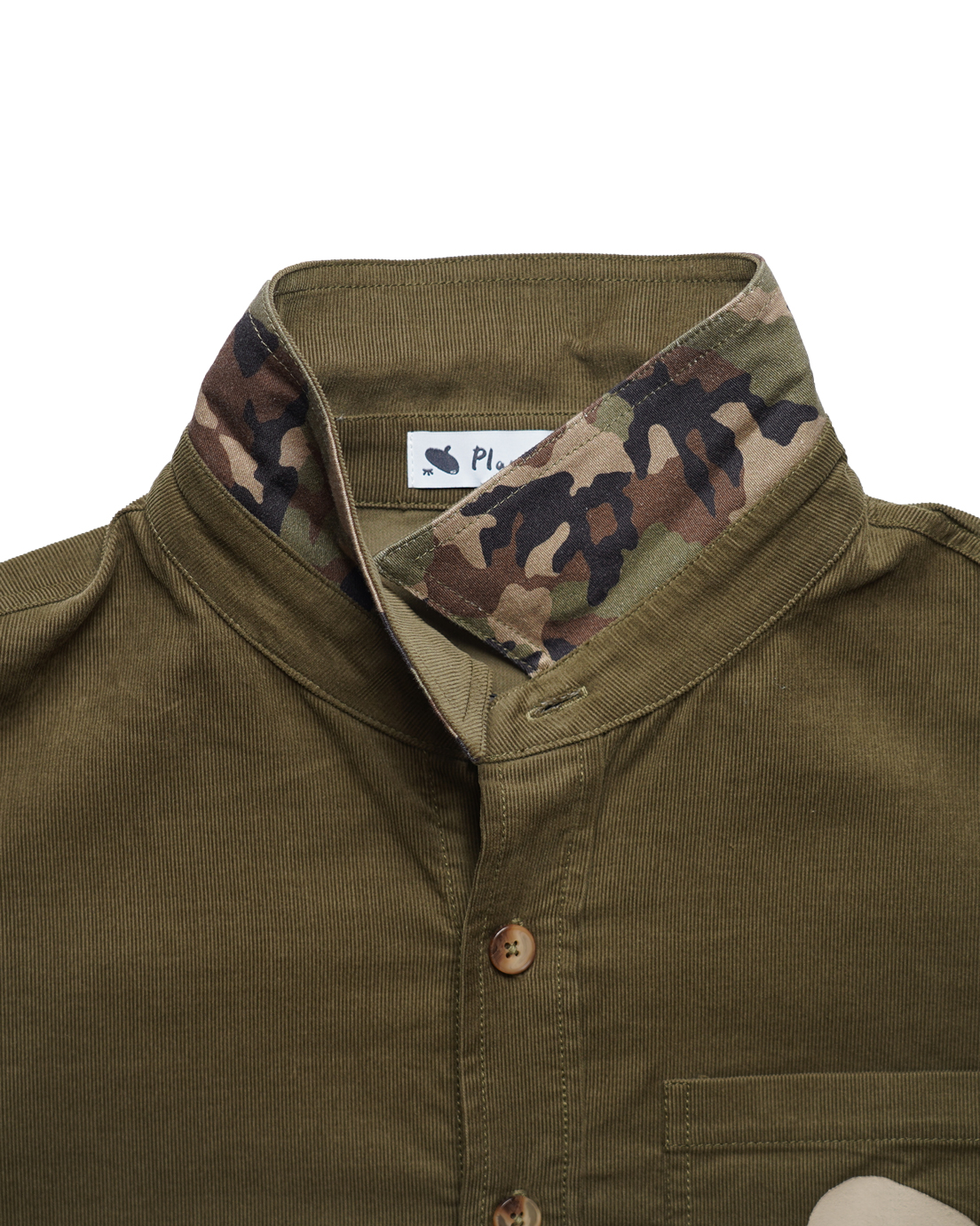 Place D' UJI UPPYシャツ オリーブ