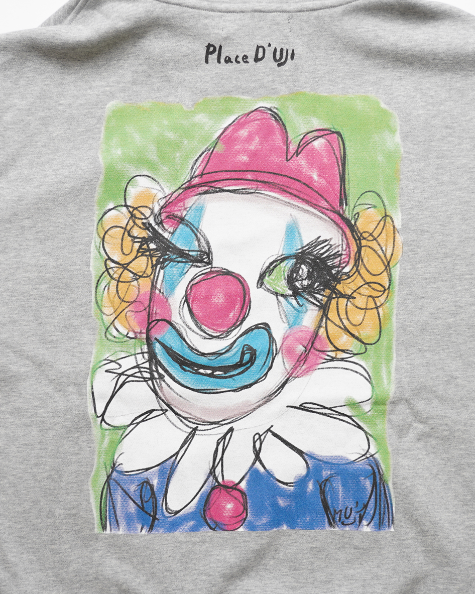 Place D' UJI ピエロパーカー グレー サイズ: S