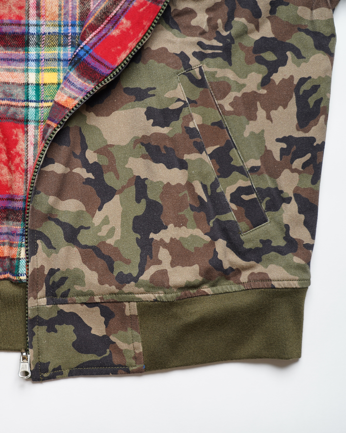 Place D' UJI ジップジャケット カモフラージュ サイズ: M