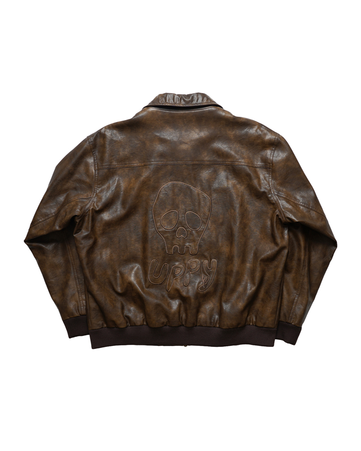 Place D' UJI レザーブルゾン サイズ: M
