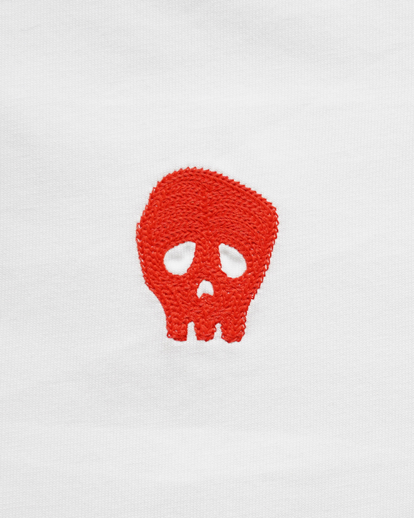 Place D' UJI UPPY刺繍Tシャツ ホワイト サイズ: S