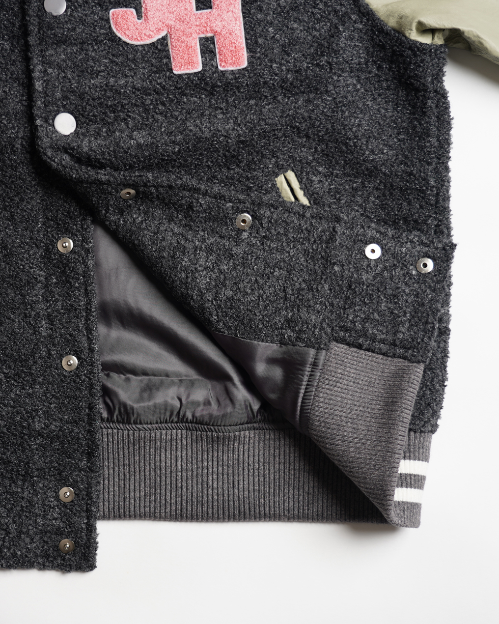 JEFF HAIMLTON スタジアムジャンパー グレー