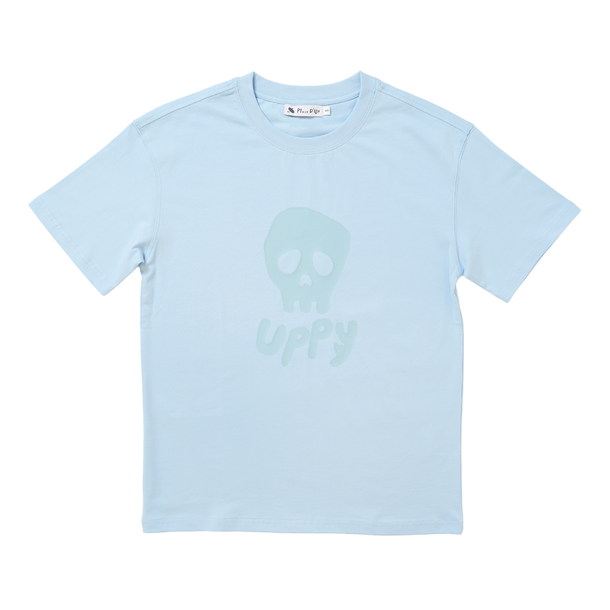 Place D' UJI UPPYカラーTシャツ ライトブルー