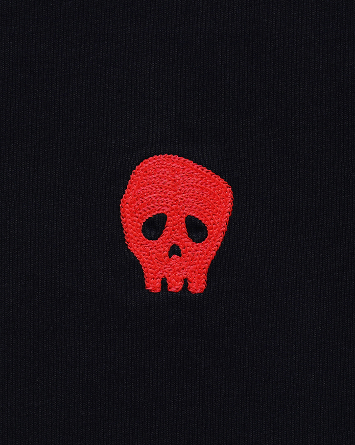 Place D' UJI UPPY刺繍Tシャツ ブラック