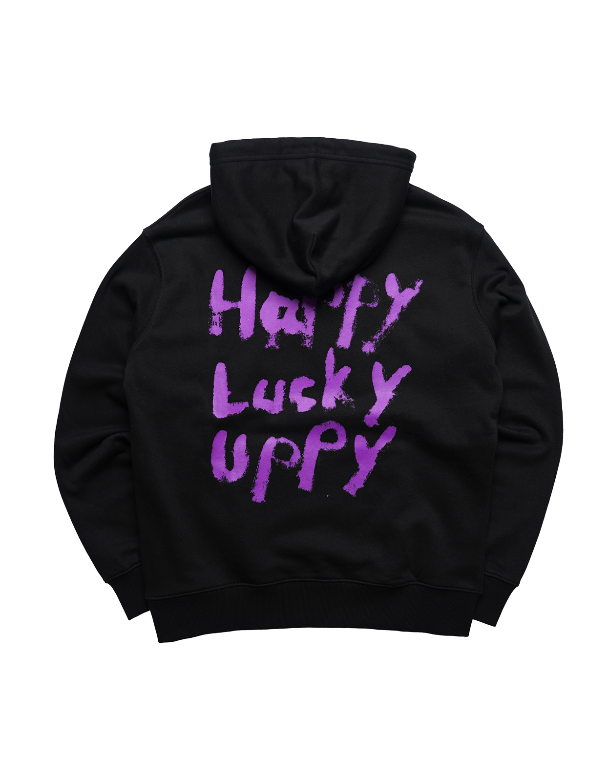 Place D' UJI UPPYデザインパーカー ブラック サイズ: M