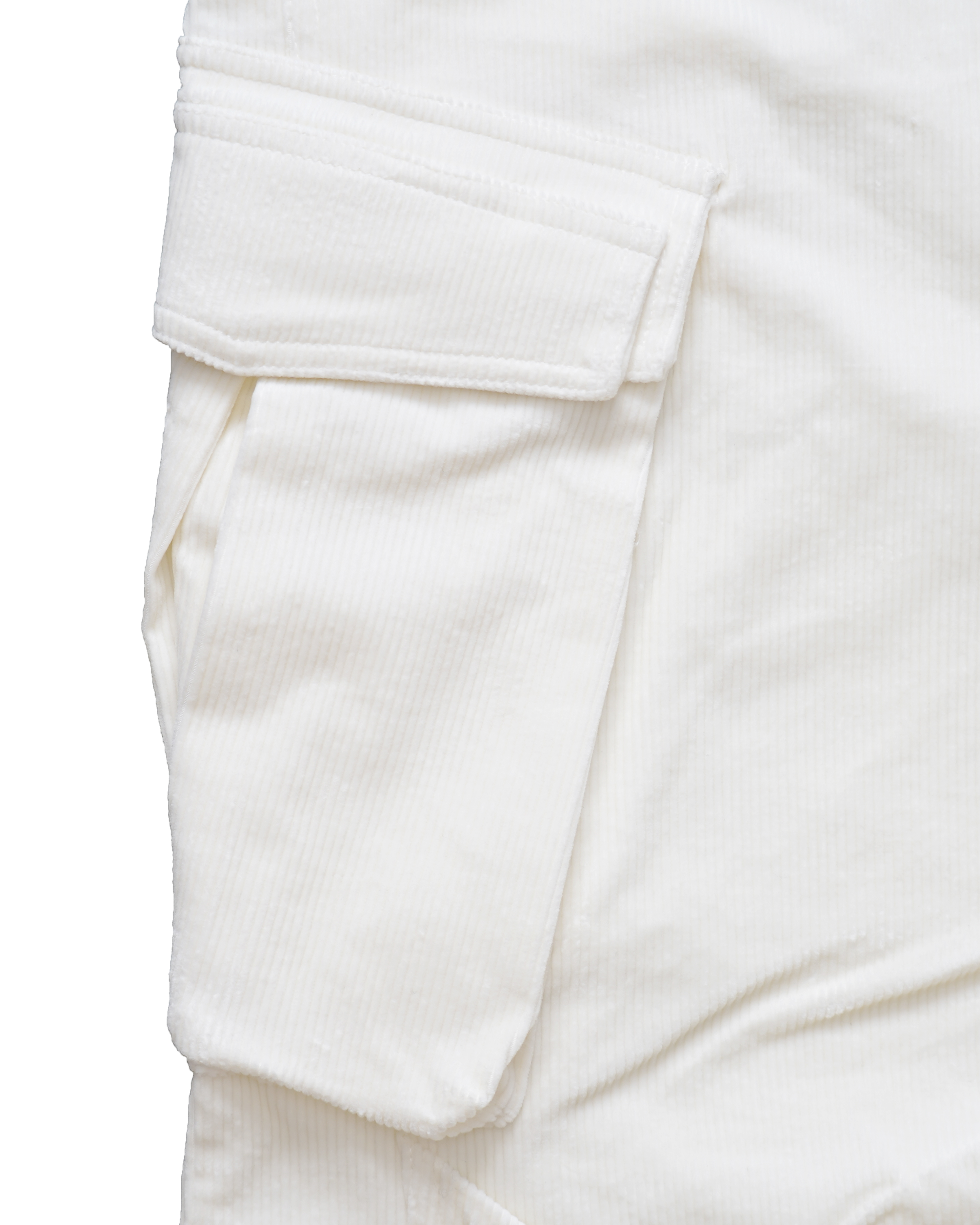 Place D' UJI コーデュロイパンツ ホワイト