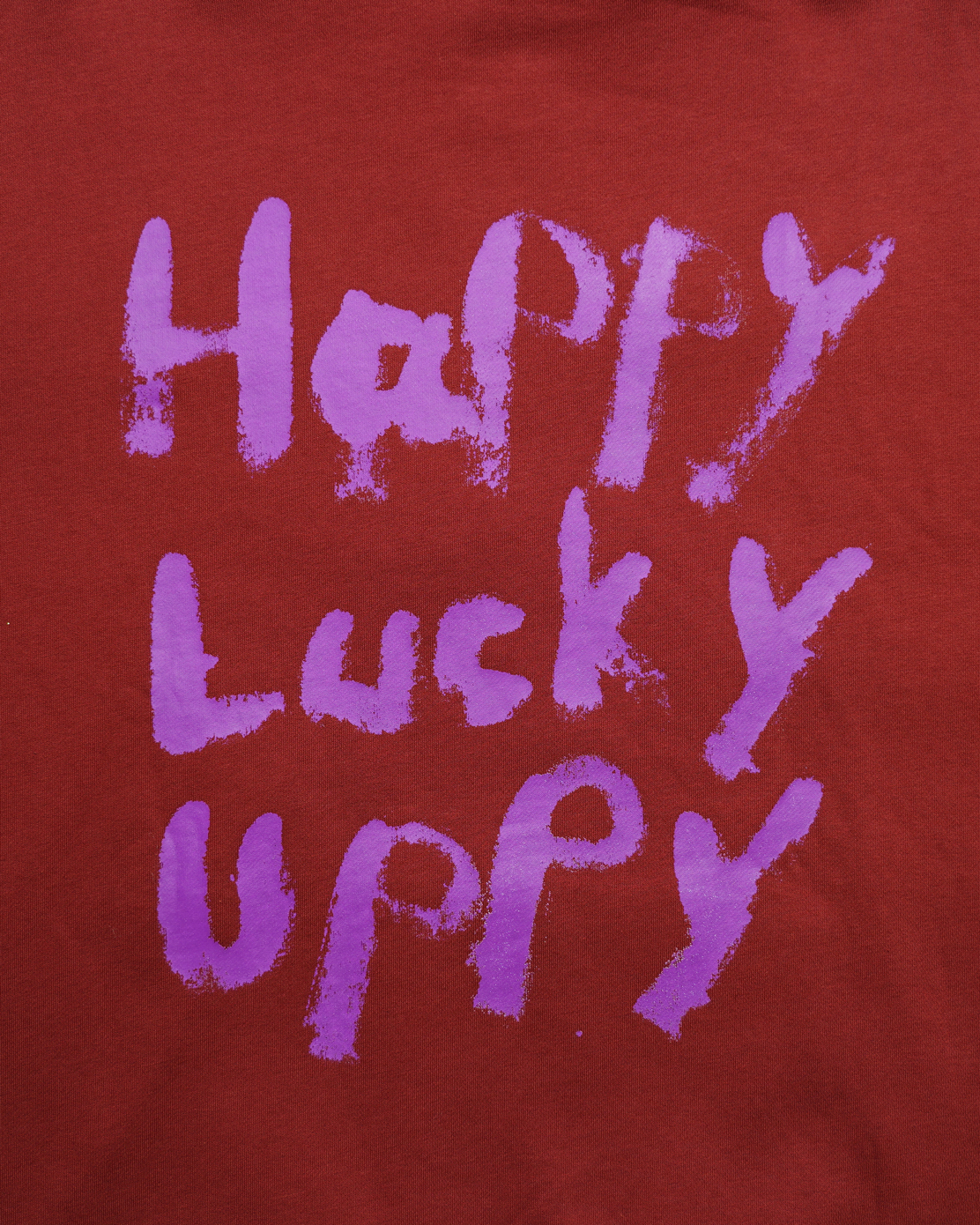 Place D' UJI UPPYデザインパーカー バーガンディー サイズ: M