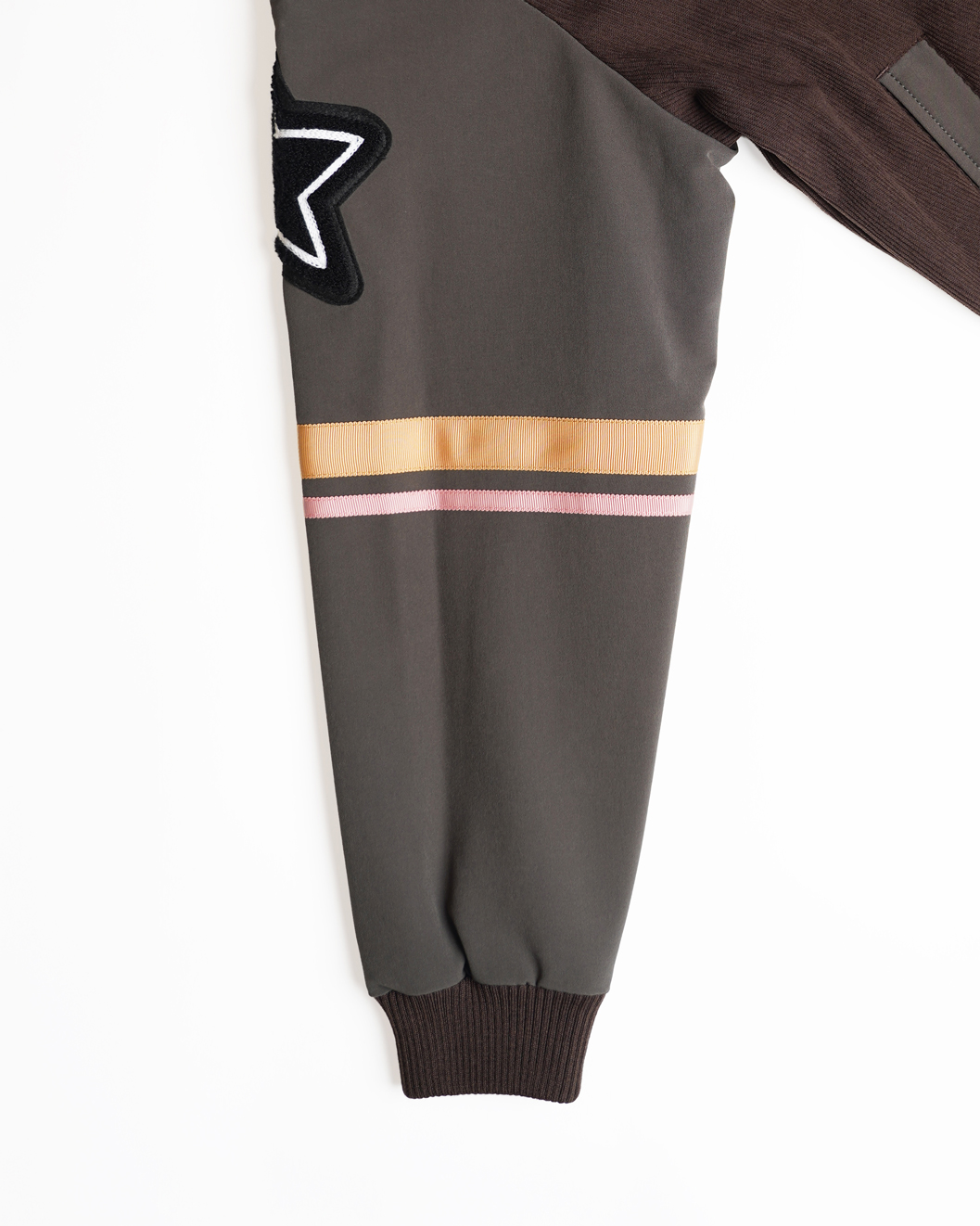 JEFF HAMILTON スタジアムジャンパー ブラウン サイズ: M