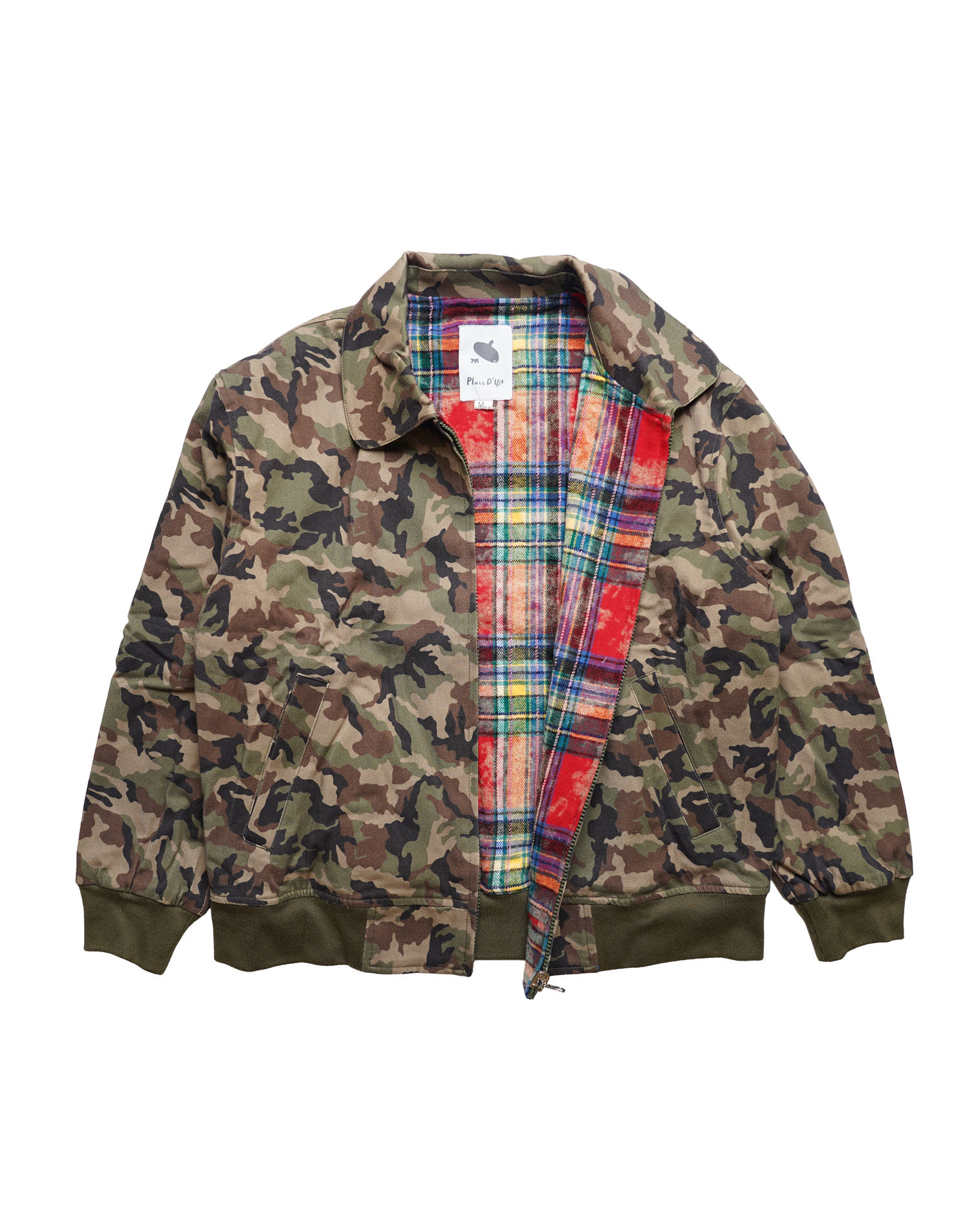Place D' UJI ジップジャケット カモフラージュ サイズ: M