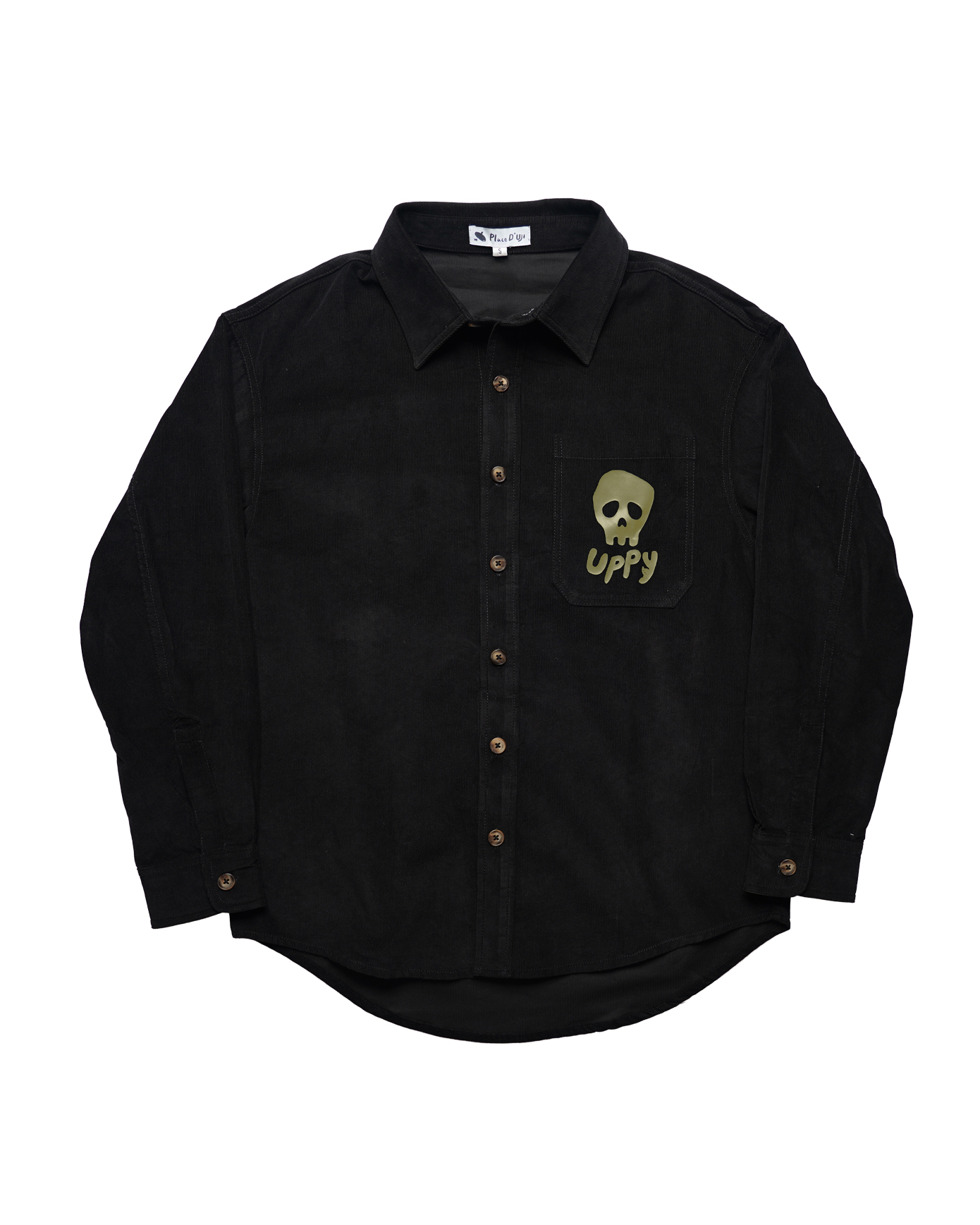 Place D' UJI UPPYシャツ ブラック