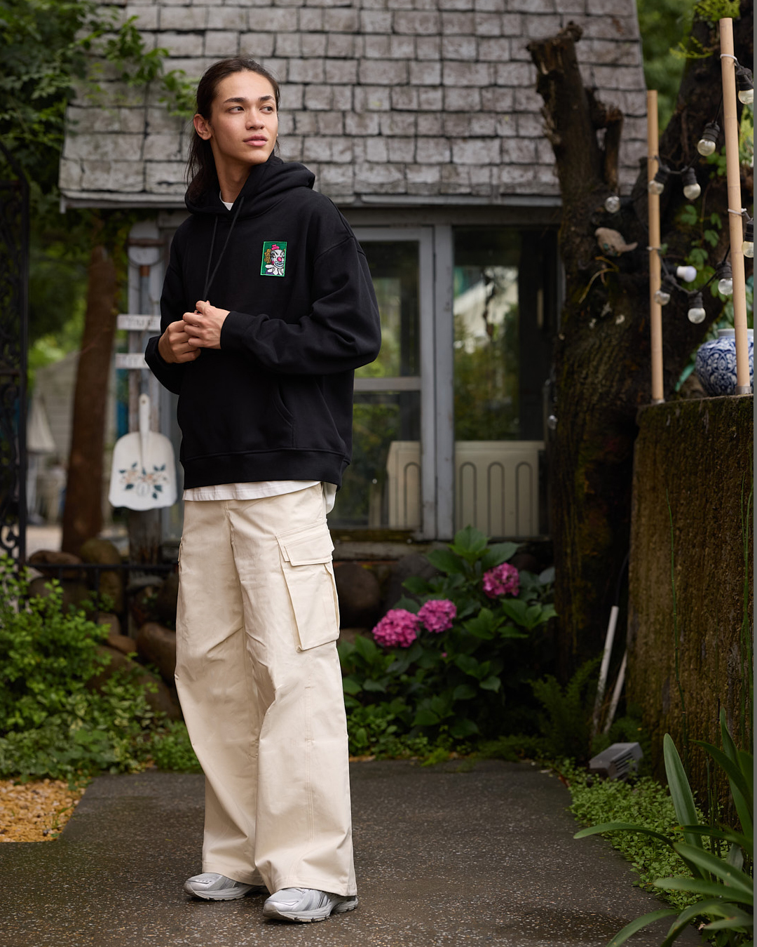 Place D' UJI カーゴパンツ オフホワイト サイズ: S