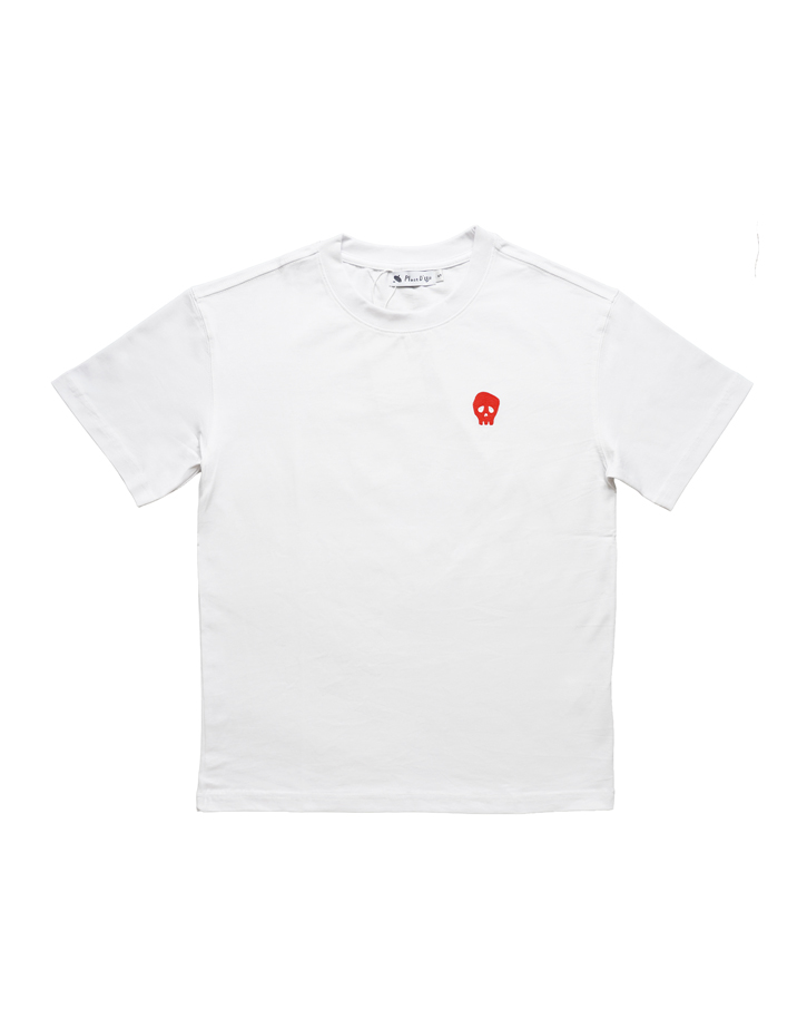 Place D' UJI UUPY刺繍Tシャツ ホワイト