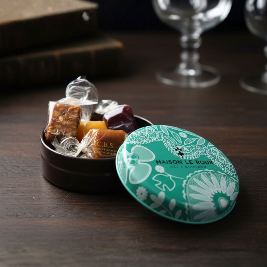 キャラメル缶（青） 4個入（アソート）