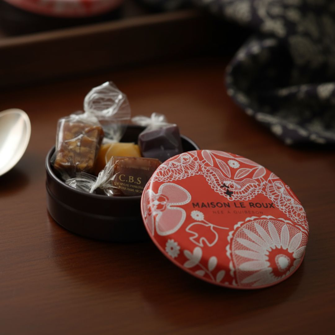 キャラメル缶（赤） 4個入（アソート）