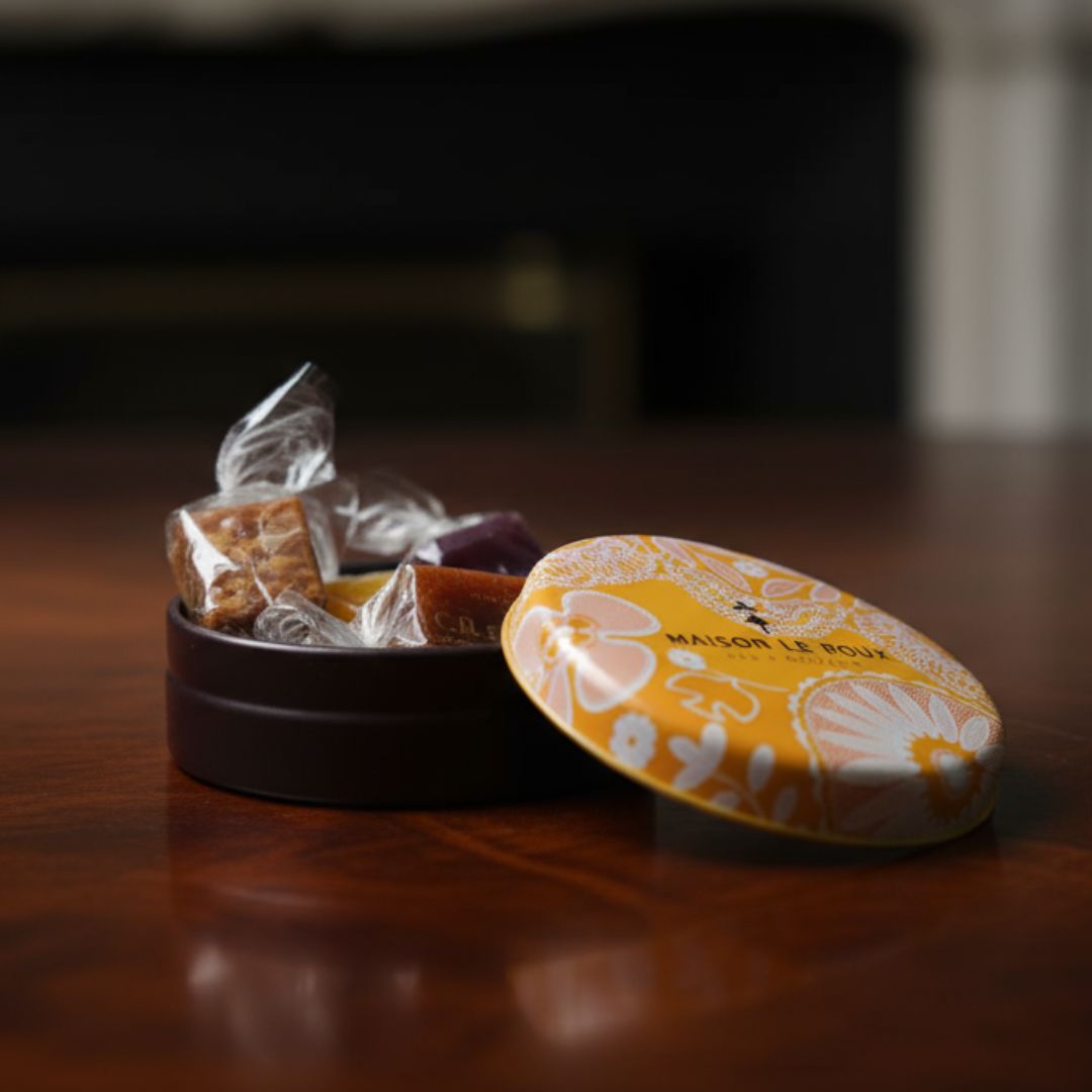 キャラメル缶（黄） 4個入（アソート）