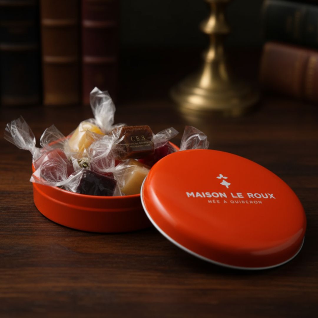 キャラメル缶（オレンジ） 8個入（アソート）