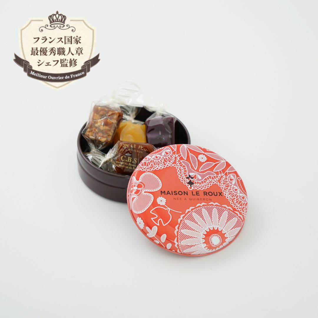 キャラメル缶（赤） 4個入（アソート）