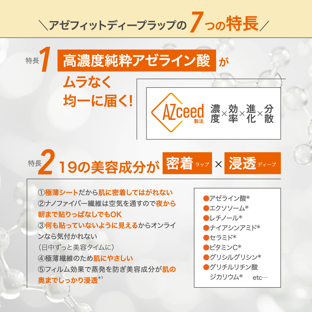 アゼライン酸20%配合シリーズ NIKIPITA（ニキピタ ）公式サイト｜AZ