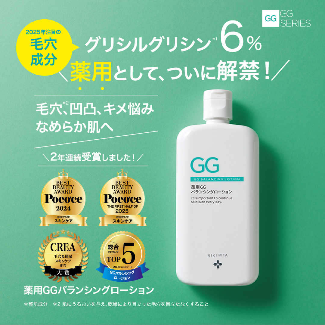アゼライン酸20%配合シリーズ NIKIPITA（ニキピタ ）公式サイト｜GG