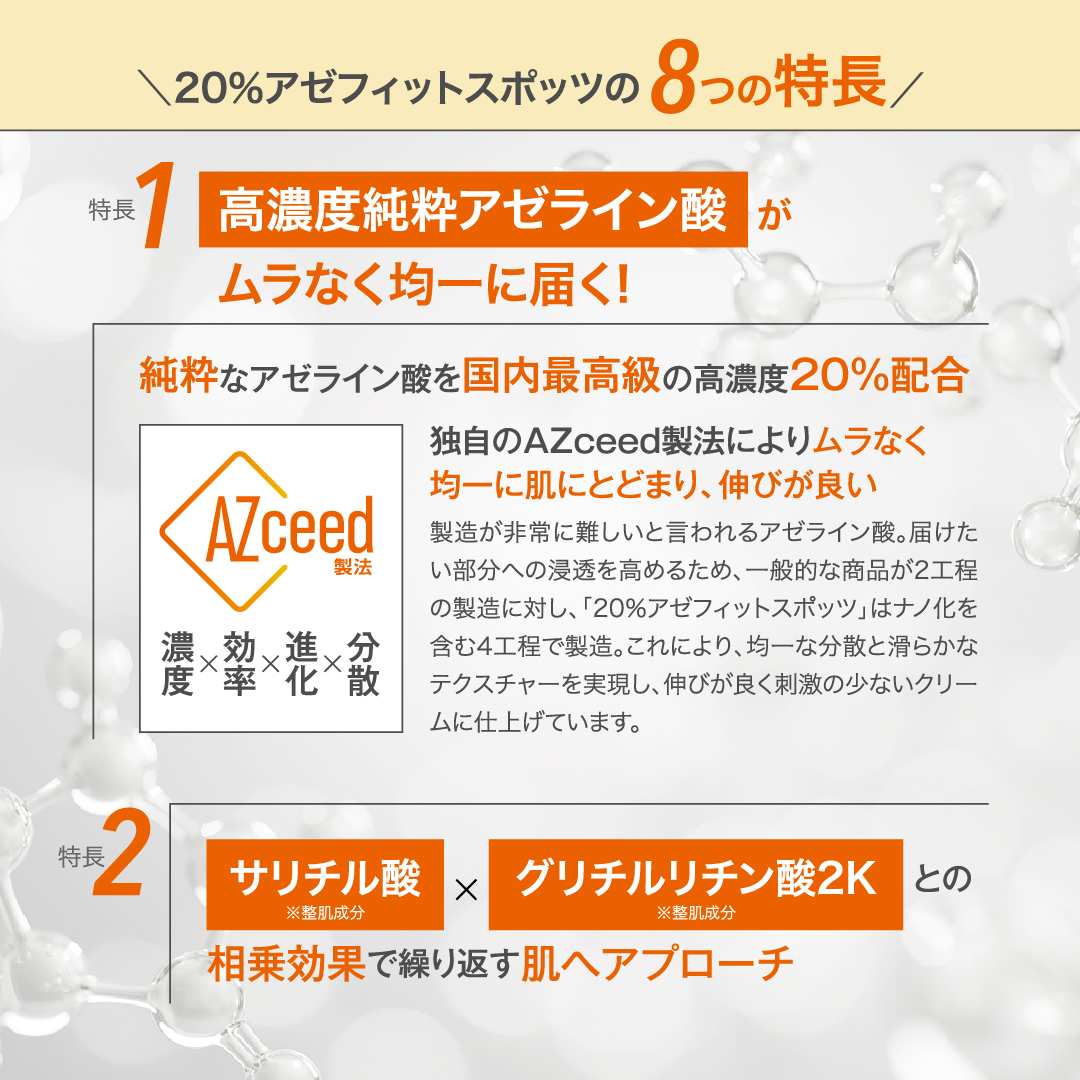 【初回限定】20%OFF 送料無料　AZシリーズ 20%アゼフィットスポッツ