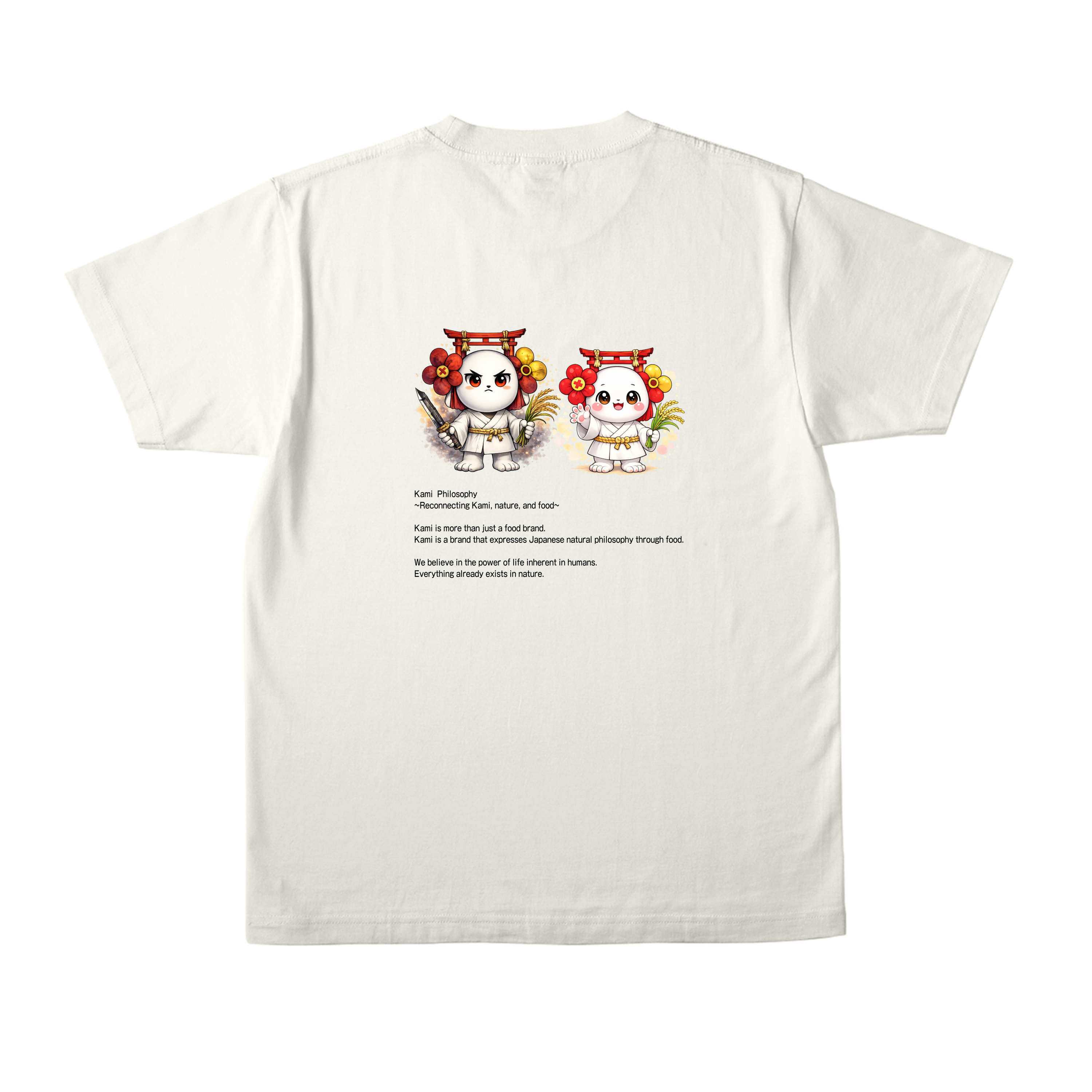 オーガニックコットン Kami - 神 -store スタッフTシャツ サイズ: S