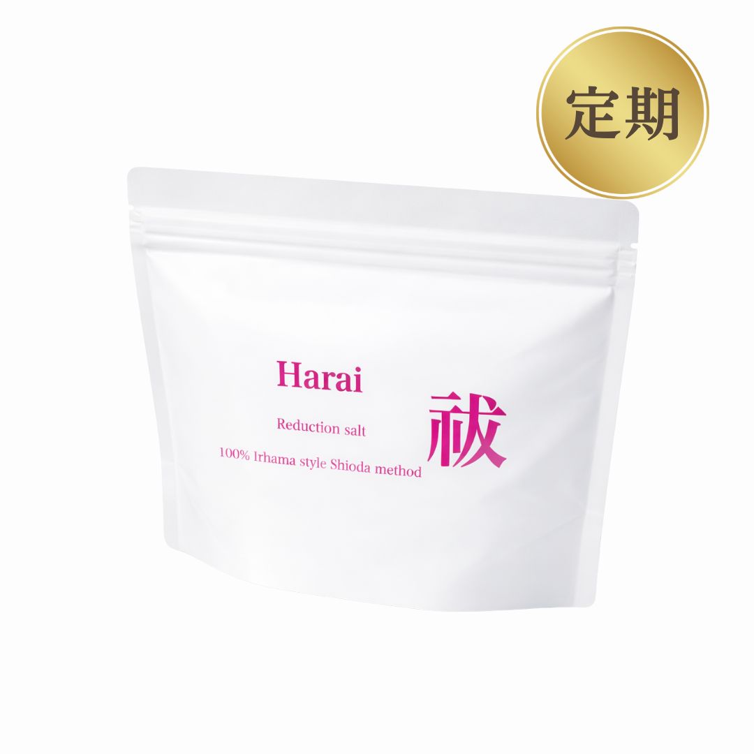 【定期便 10%OFF】 入浜式塩田法 超還元塩 100%天日 Harai -祓- 100g
