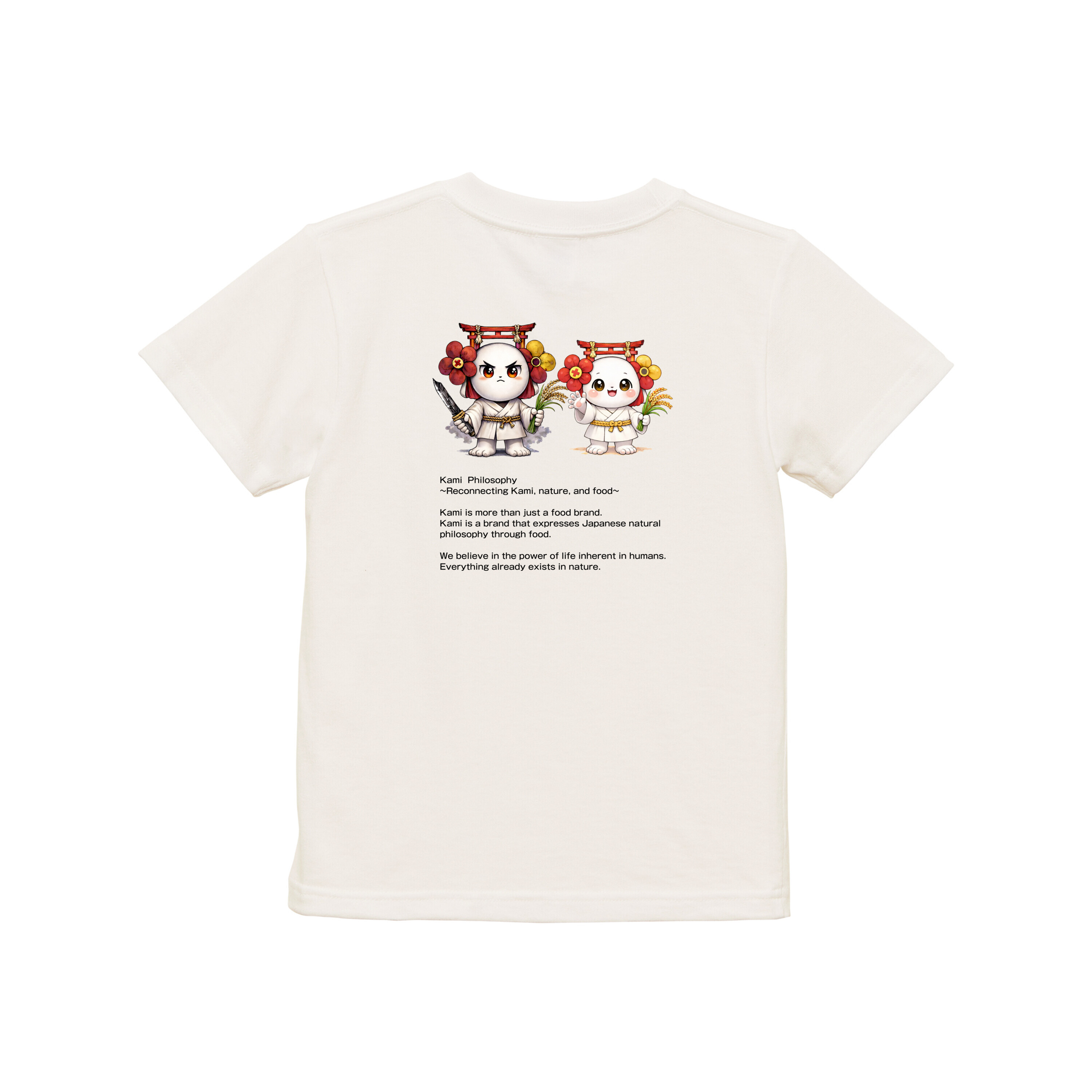 5.6オンス ハイクオリティー Kami - 神 -store スタッフTシャツ 【キッズ】 サイズ: 130
