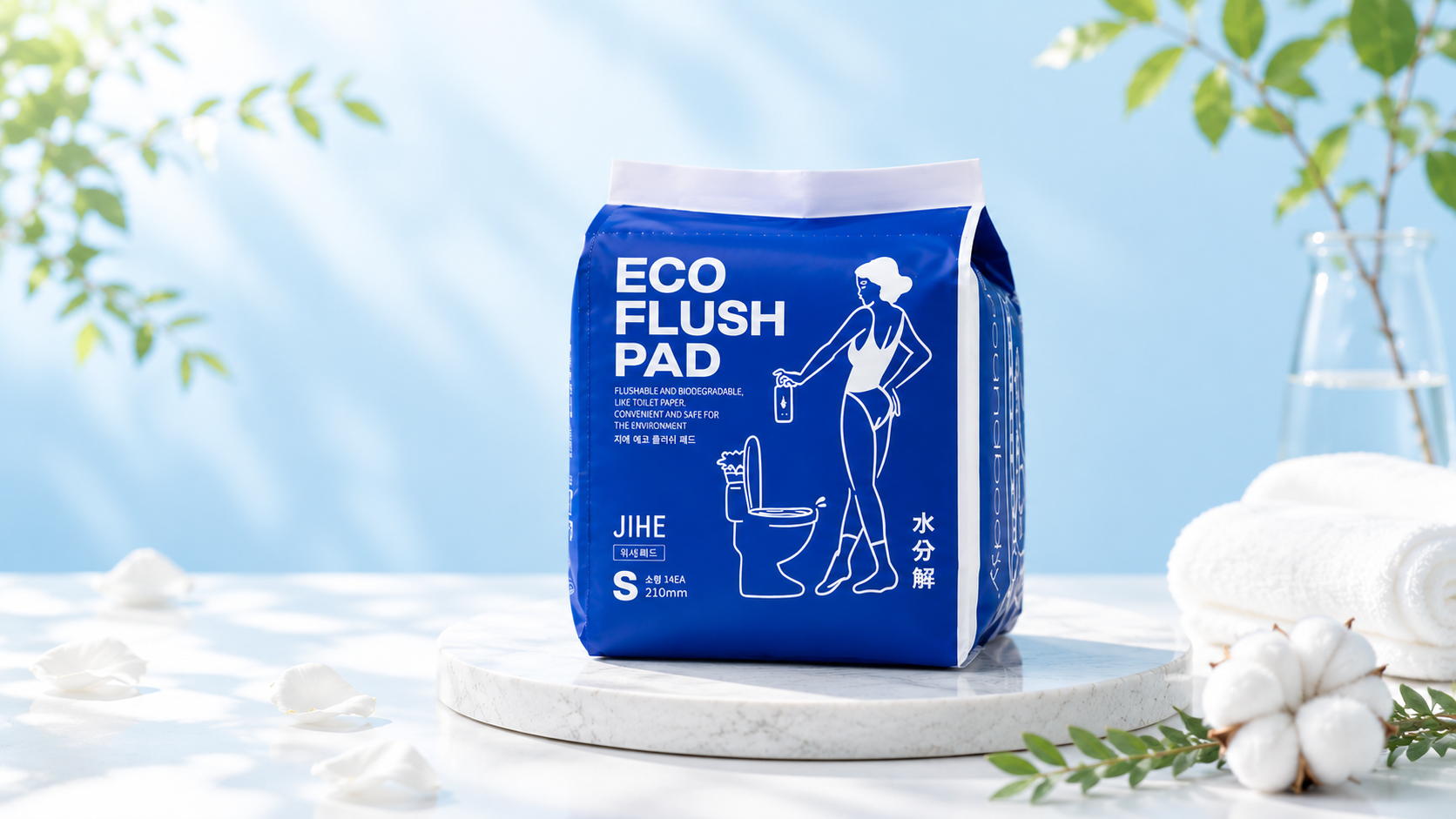 JIHE Eco Flush Pad メインビジュアル