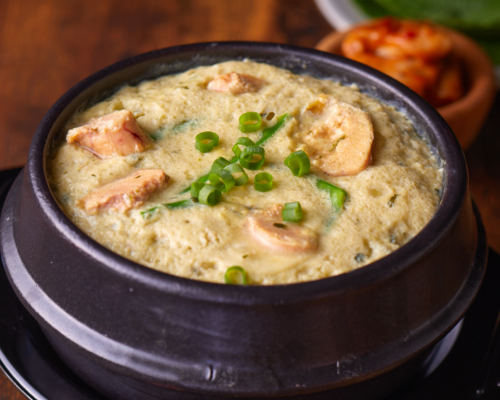 ケランチム　たらこと絹さやのケランチム　調理イメージ