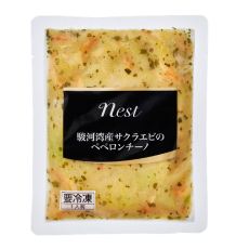 冷凍パスタソース nest 駿河湾産サクラエビのぺペロンチーノ