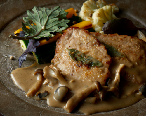 豚肉のサルティンボッカ風　サルティンボッカ  調理イメージ