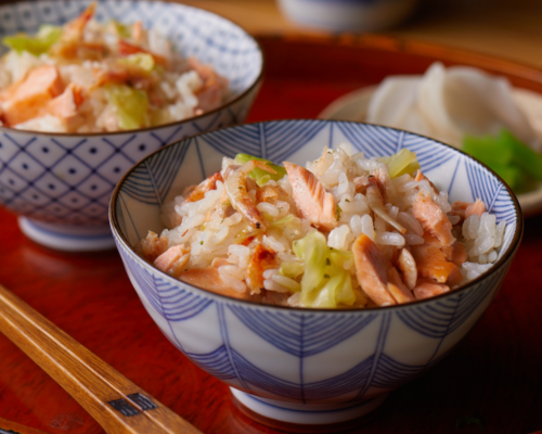 季節の炊き込みご飯  炊き込みご飯　調理イメージ