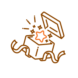 プレゼントボックスのアイコン